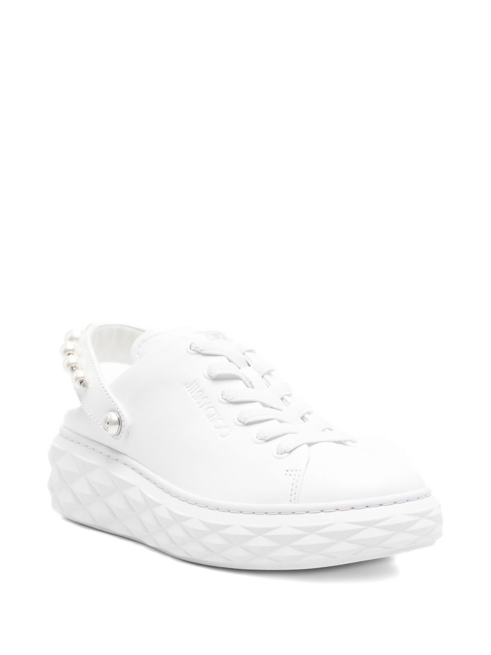 Jimmy Choo 50mm pearl-slingback platform sneakers Jimmy Choo