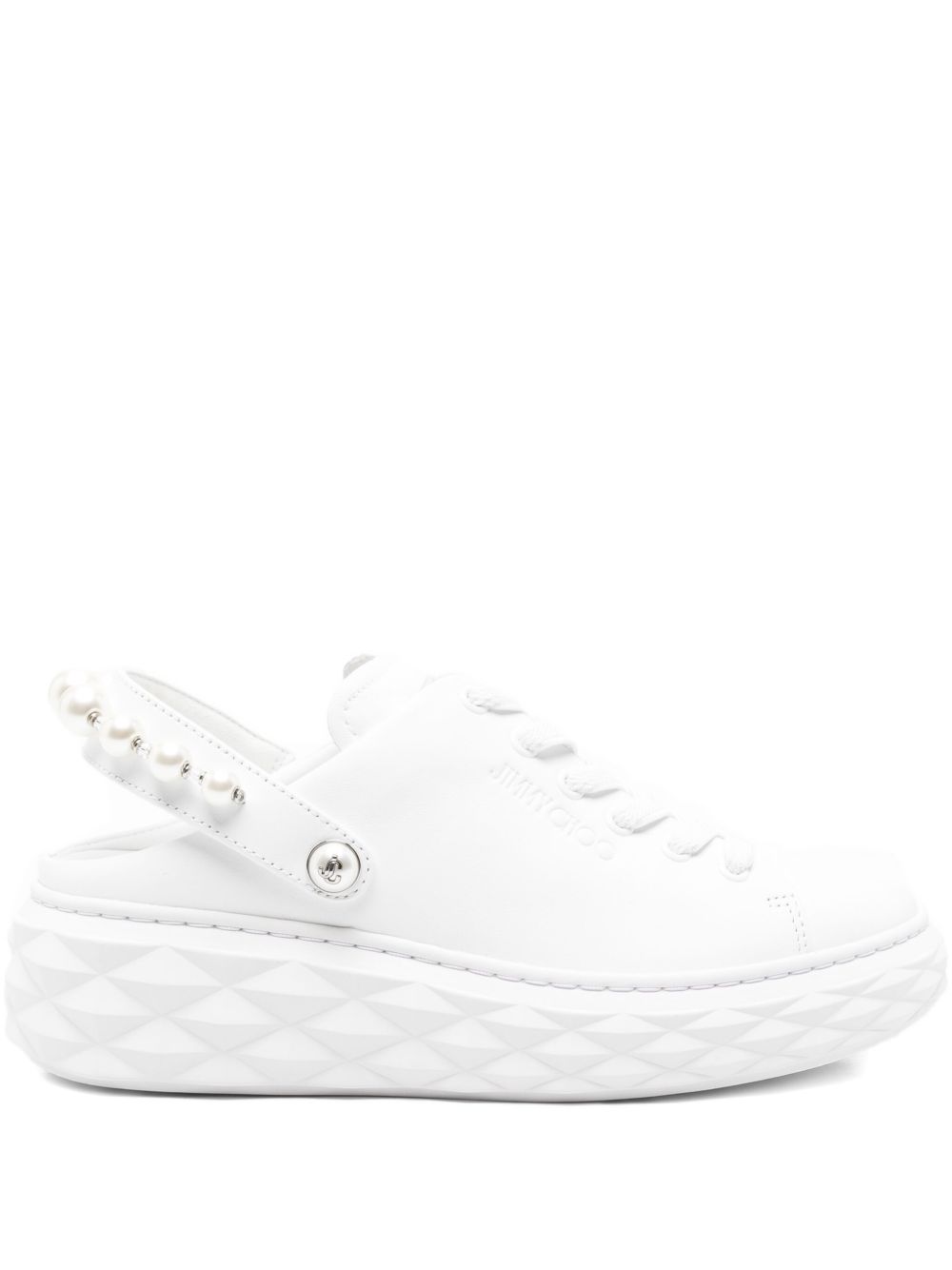 Jimmy Choo 50mm pearl-slingback platform sneakers Jimmy Choo