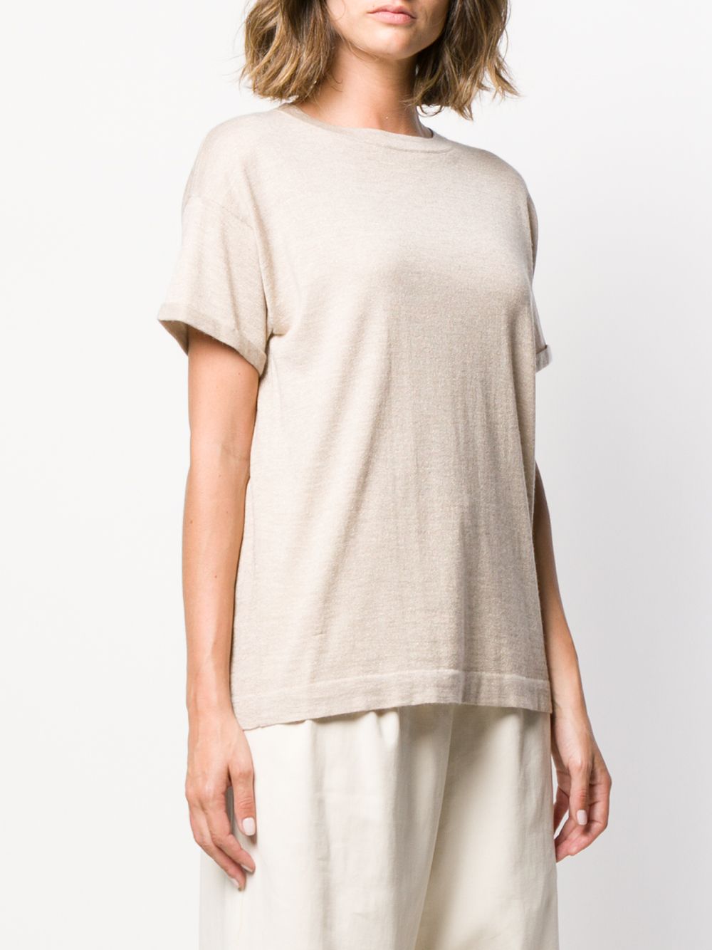 Brunello Cucinelli T-shirts and Polos Beige Brunello Cucinelli