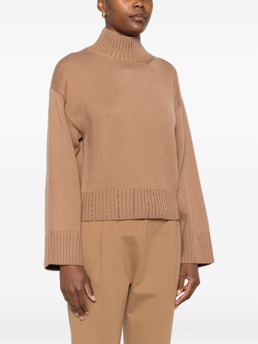 Fabiana Filippi Sweaters Camel Fabiana Filippi