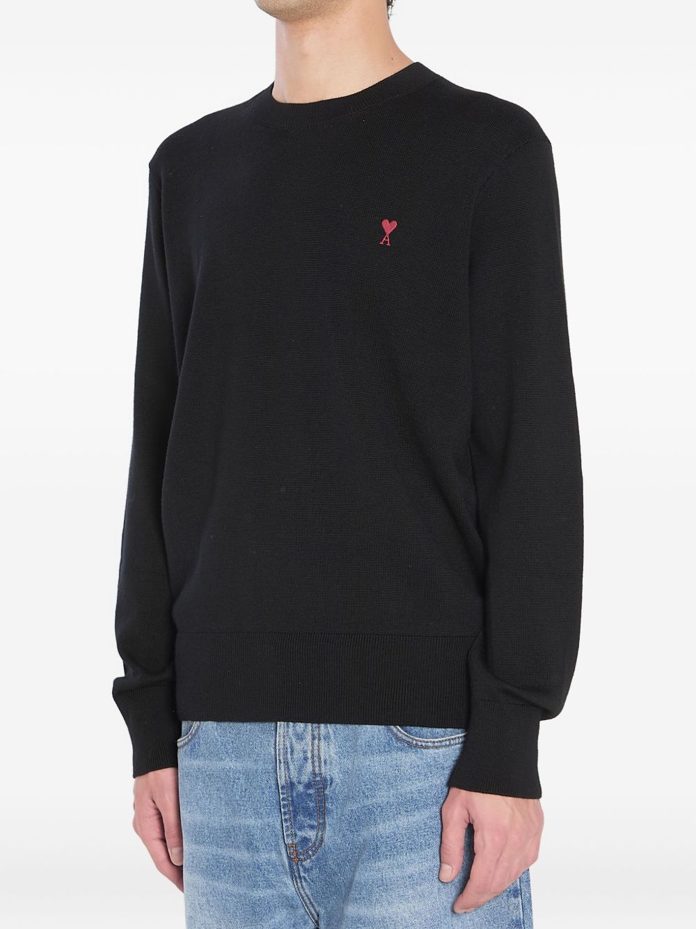Ami Paris Sweaters Black Ami Paris