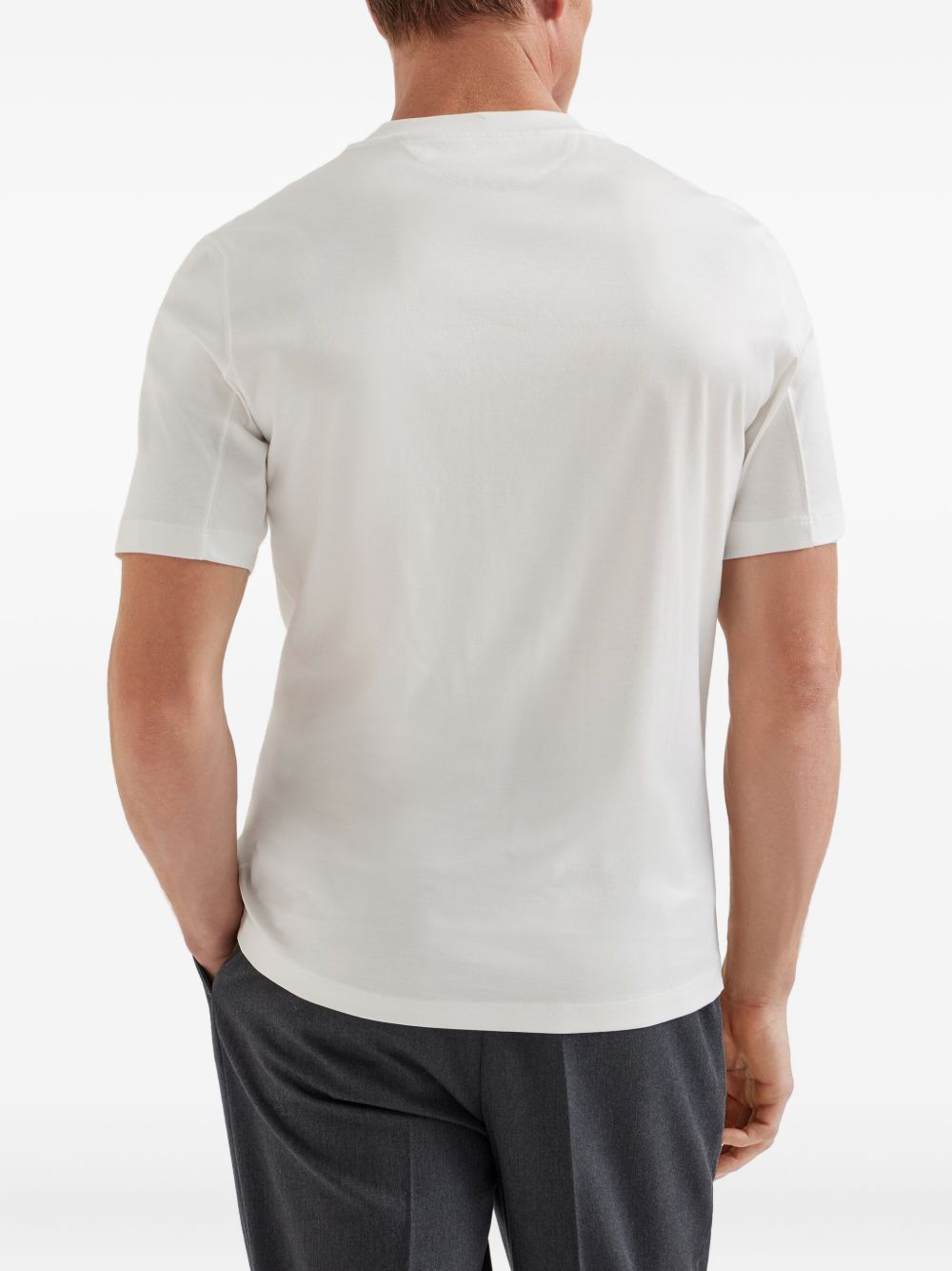 Brunello Cucinelli T-shirts and Polos White Brunello Cucinelli