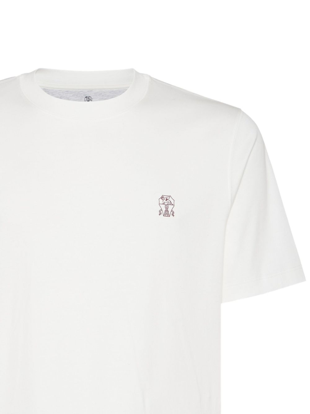 Brunello Cucinelli T-shirts and Polos White Brunello Cucinelli