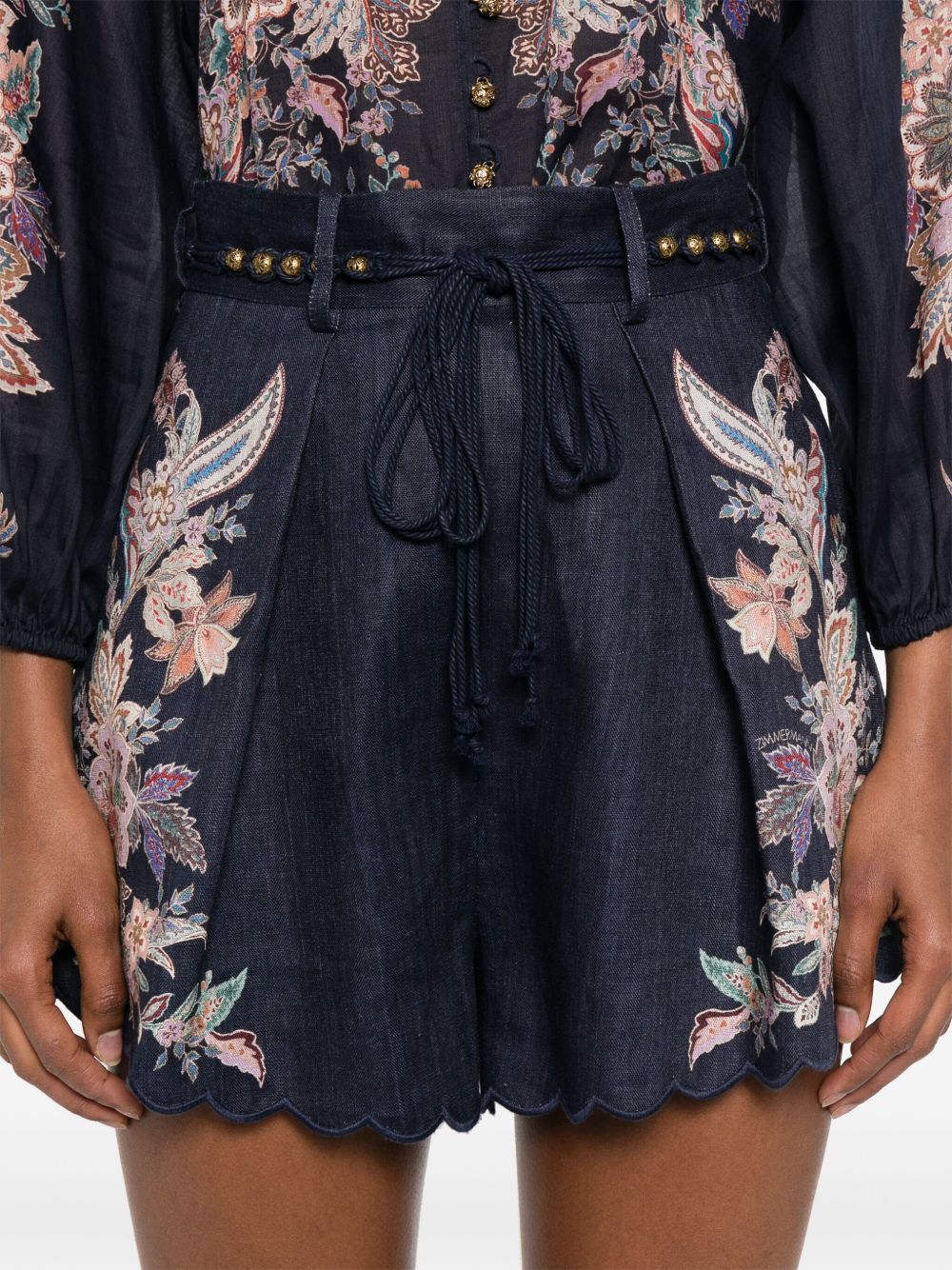 Zimmermann Shorts Blue Zimmermann