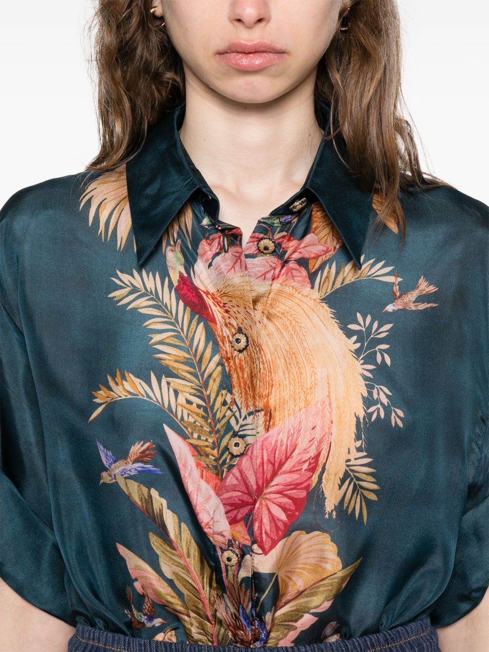 Zimmermann Shirts Blue Zimmermann