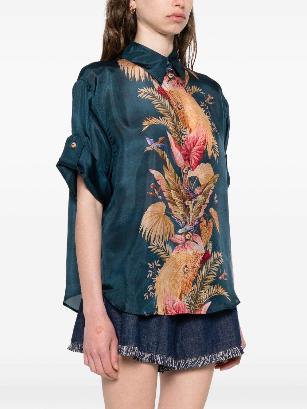 Zimmermann Shirts Blue Zimmermann