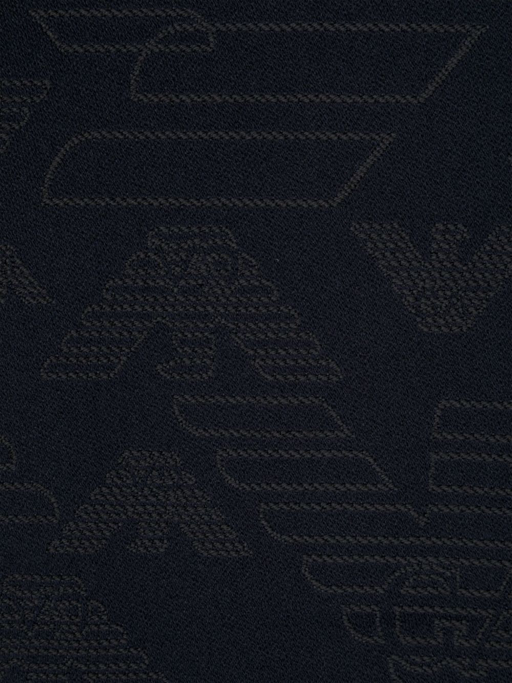 Emporio Armani Allover logo wool scarf Emporio Armani