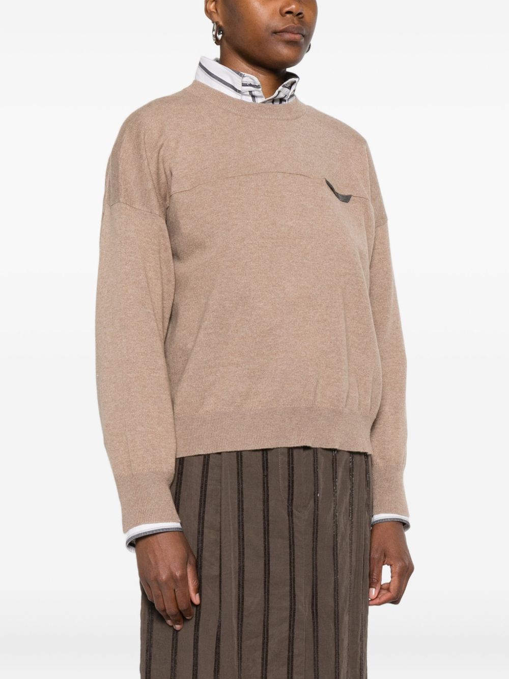 Brunello Cucinelli Sweaters Brown Brunello Cucinelli