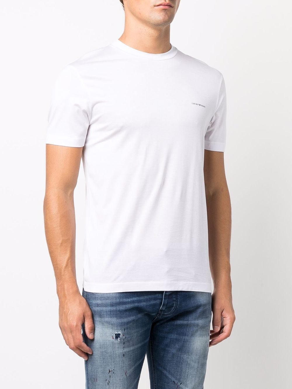 Emporio Armani T-shirts and Polos White Emporio Armani