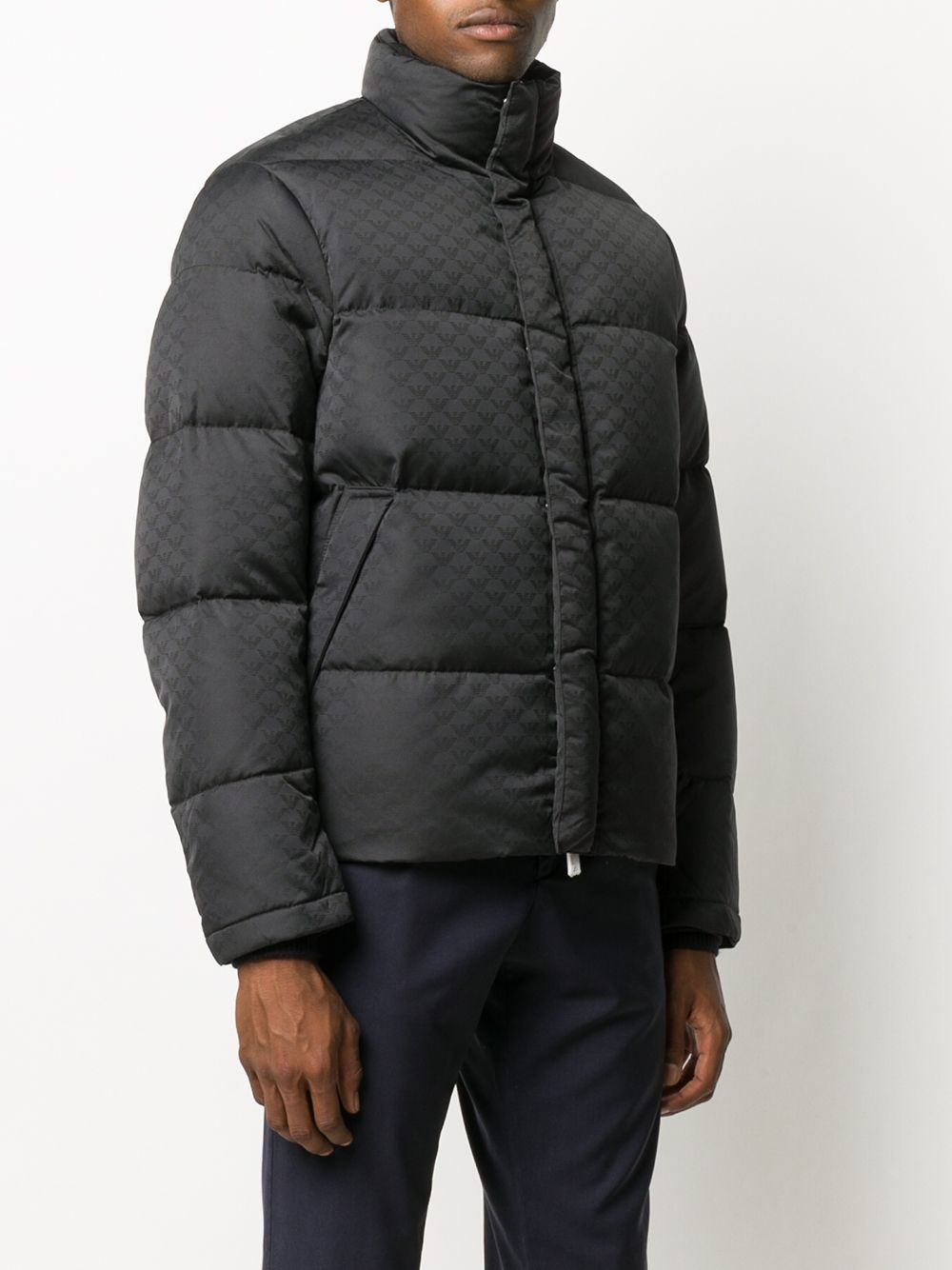 Emporio Armani Coats Black Emporio Armani