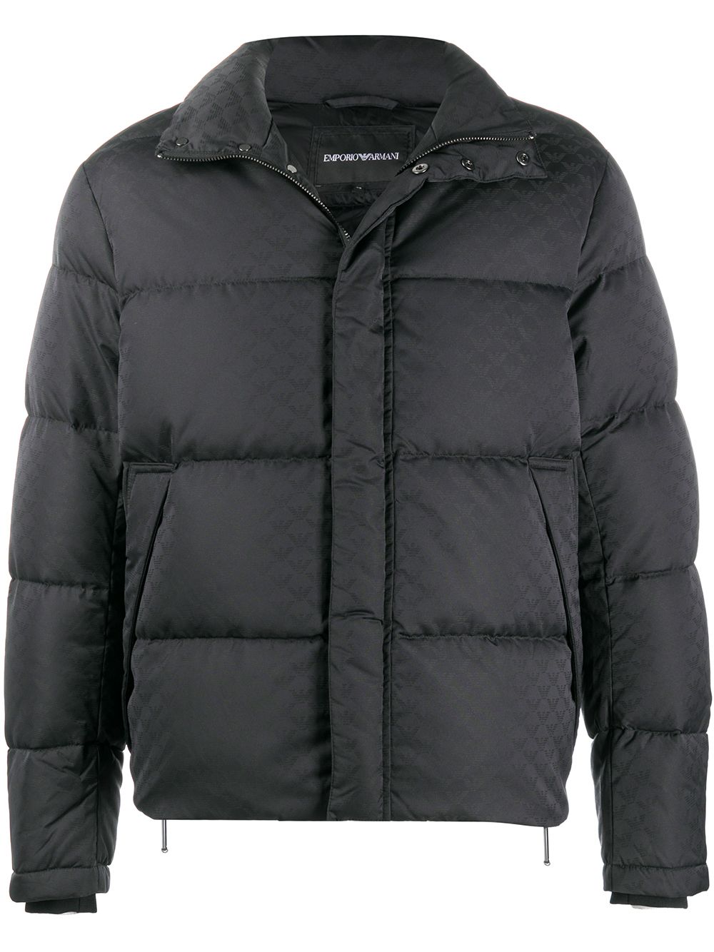Emporio Armani Coats Black Emporio Armani