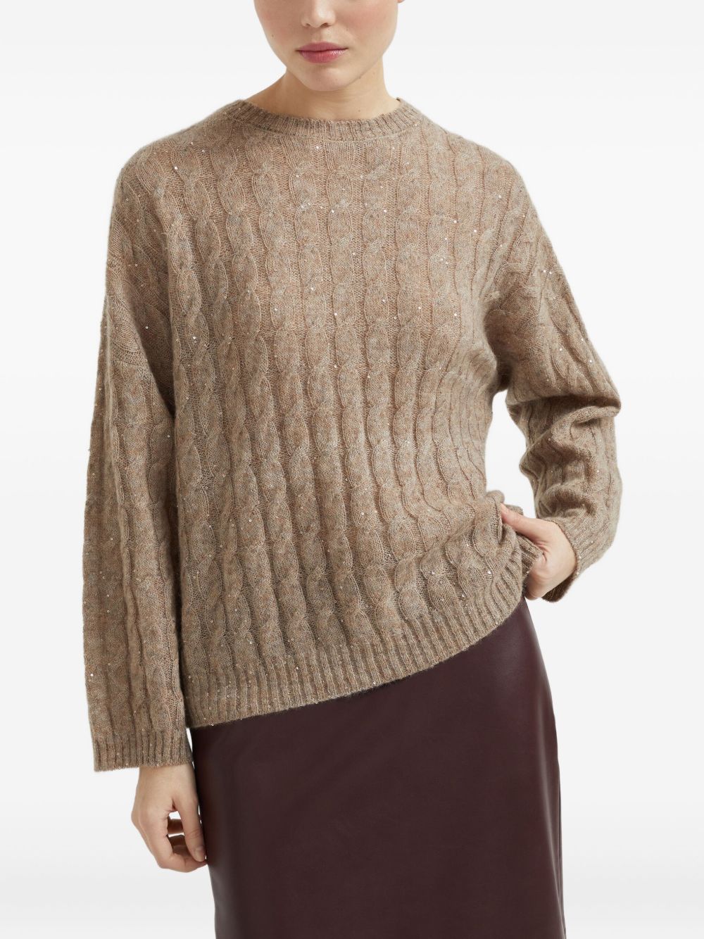 Brunello Cucinelli Sweaters Brown Brunello Cucinelli