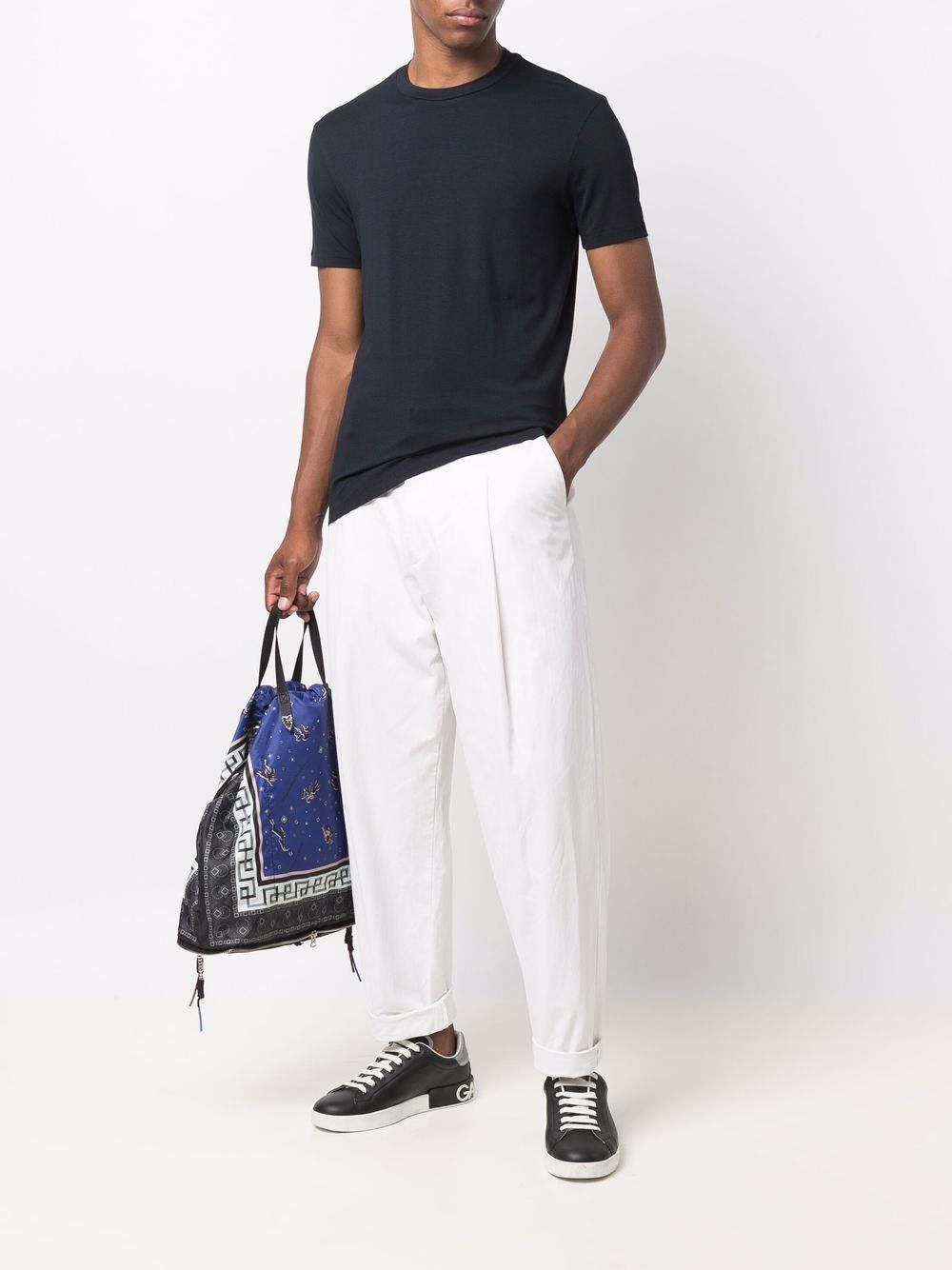 Emporio Armani Icon short-sleeved cashmere sweater Emporio Armani