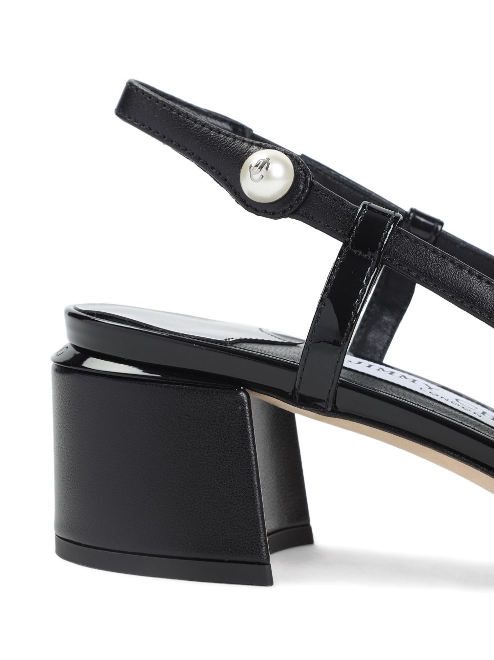 Jimmy Choo Elisa Sling Back 45 Patent and Nappa Leather Pumps Jimmy Choo
