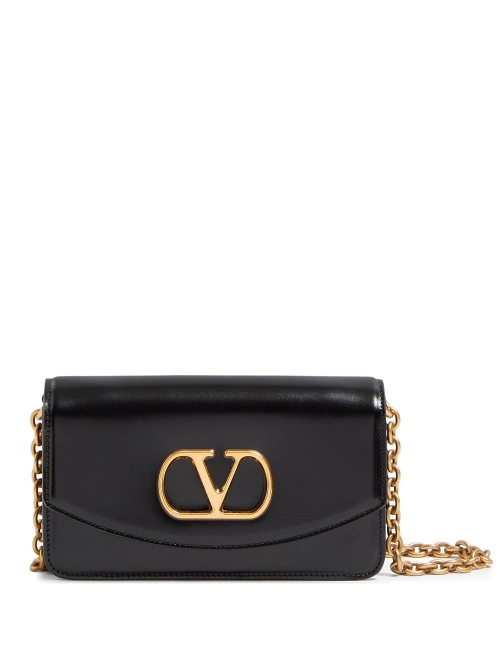 Valentino Garavani Vain small leather clutch Valentino Garavani