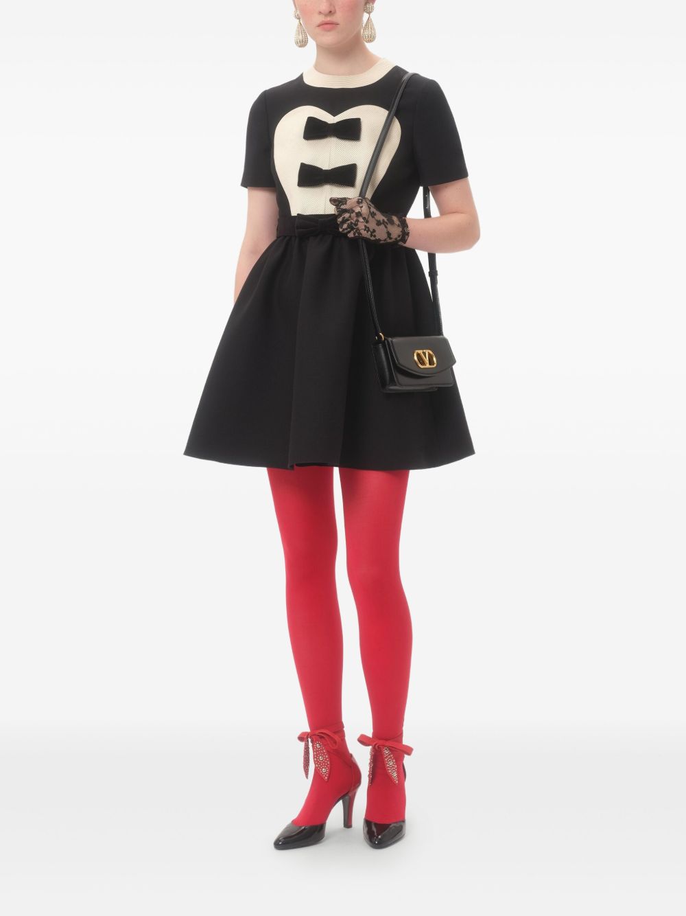 Valentino Garavani Vain small leather clutch Valentino Garavani