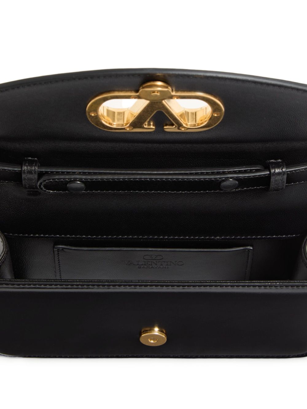 Valentino Garavani Vain small leather clutch Valentino Garavani