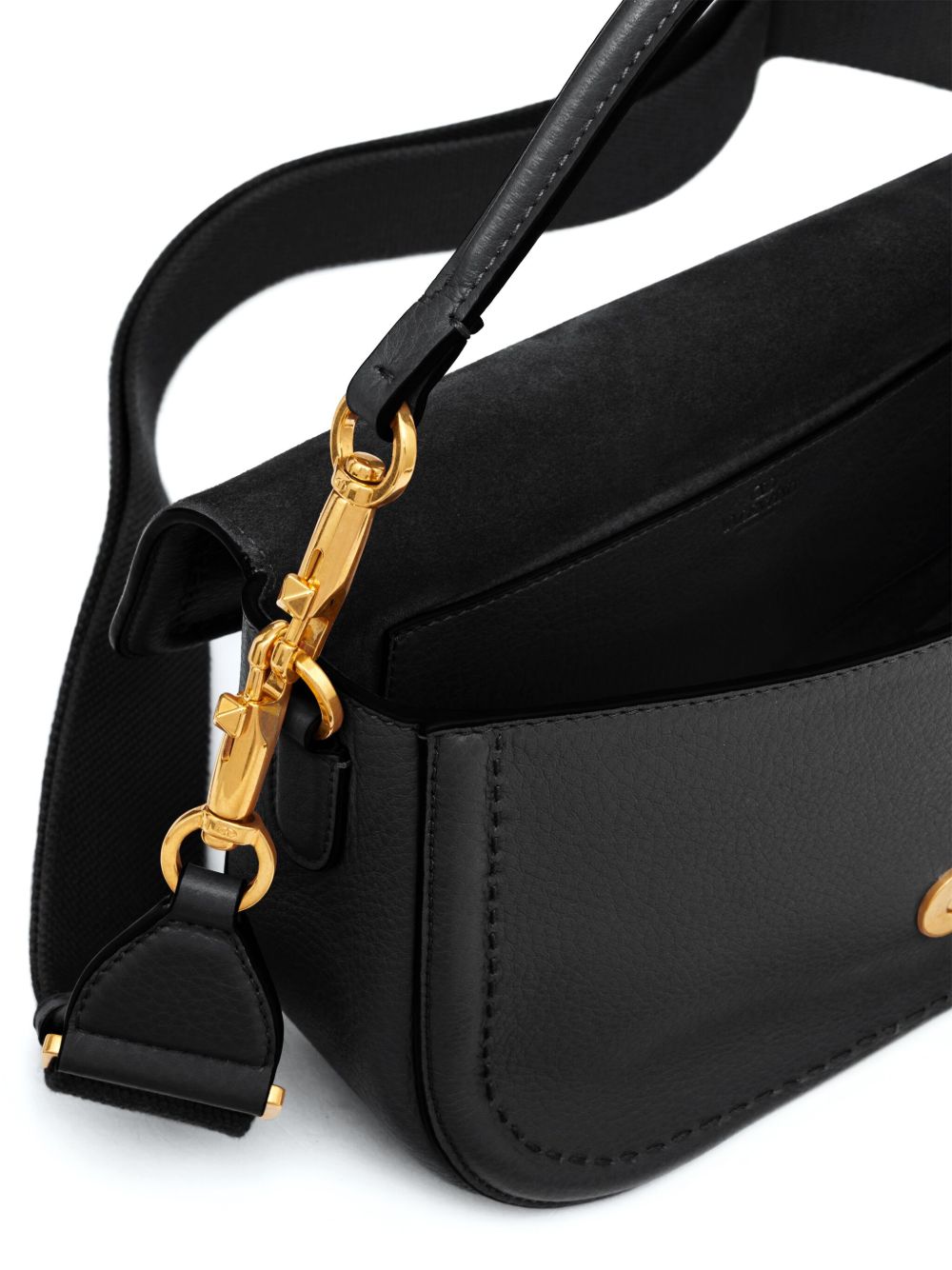 Valentino Garavani Alltime Grainy Calfskin Shoulder Bag Valentino Garavani