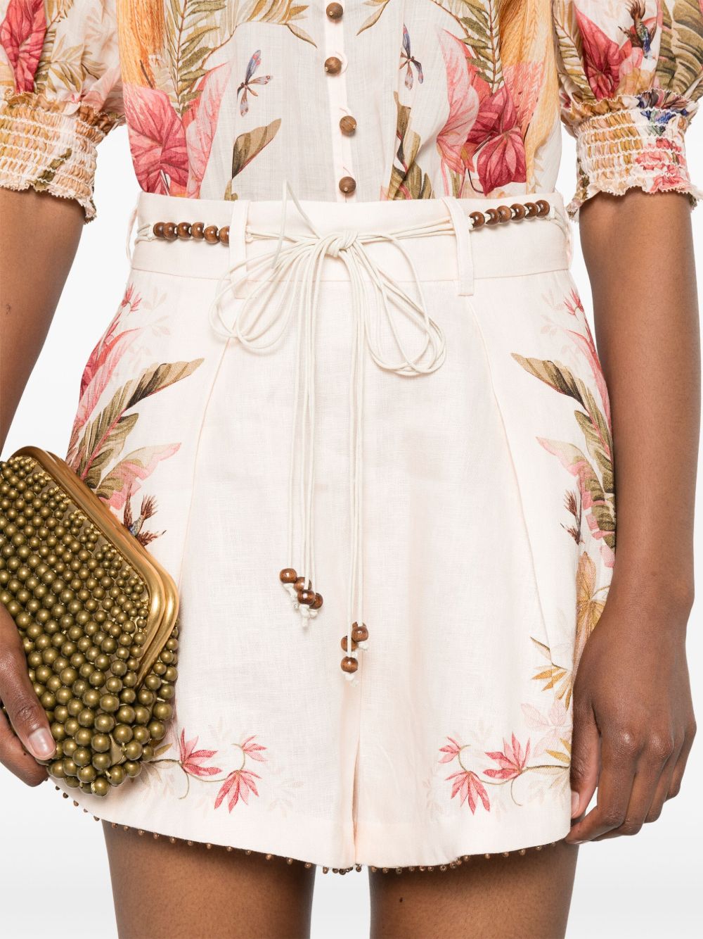 Zimmermann Shorts Beige Zimmermann