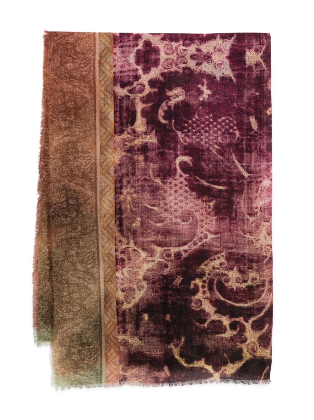 Pierre Louis Mascia Printed cashmere scarf Pierre Louis Mascia