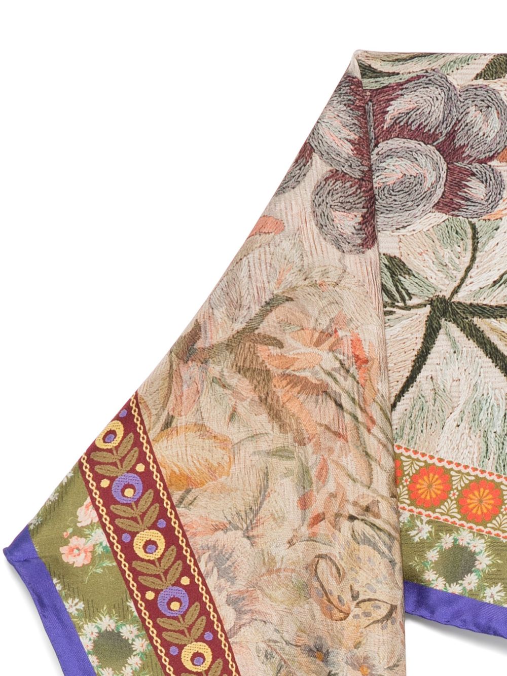 Pierre Louis Mascia Printed silk foulard Pierre Louis Mascia