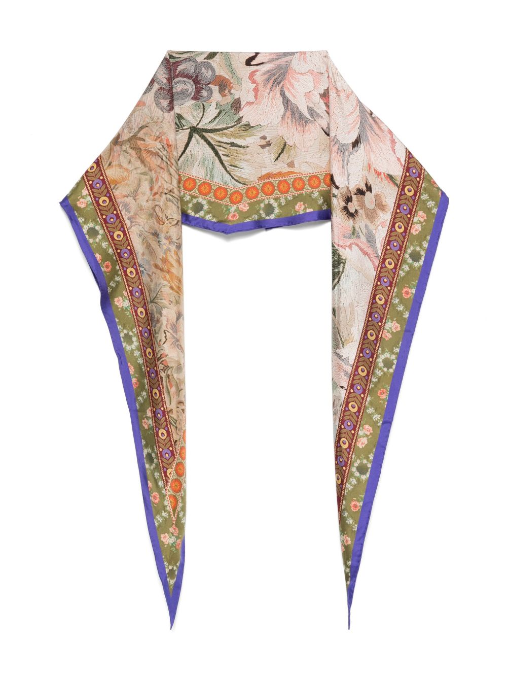 Pierre Louis Mascia Printed silk foulard Pierre Louis Mascia