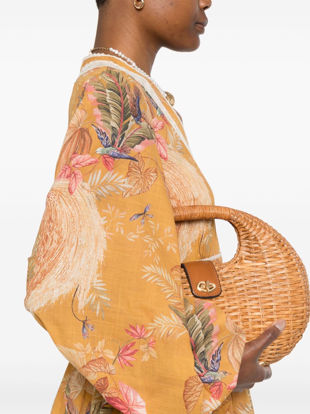 Zimmermann Ascension Ruffle Mini Dress Zimmermann