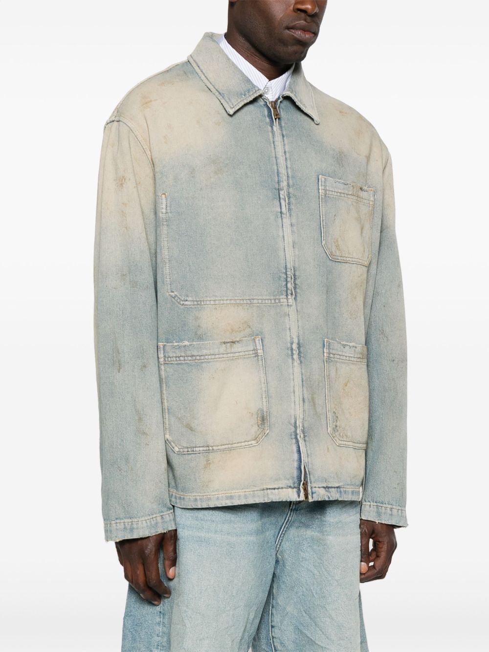 Golden Goose Coats Clear Blue Golden Goose