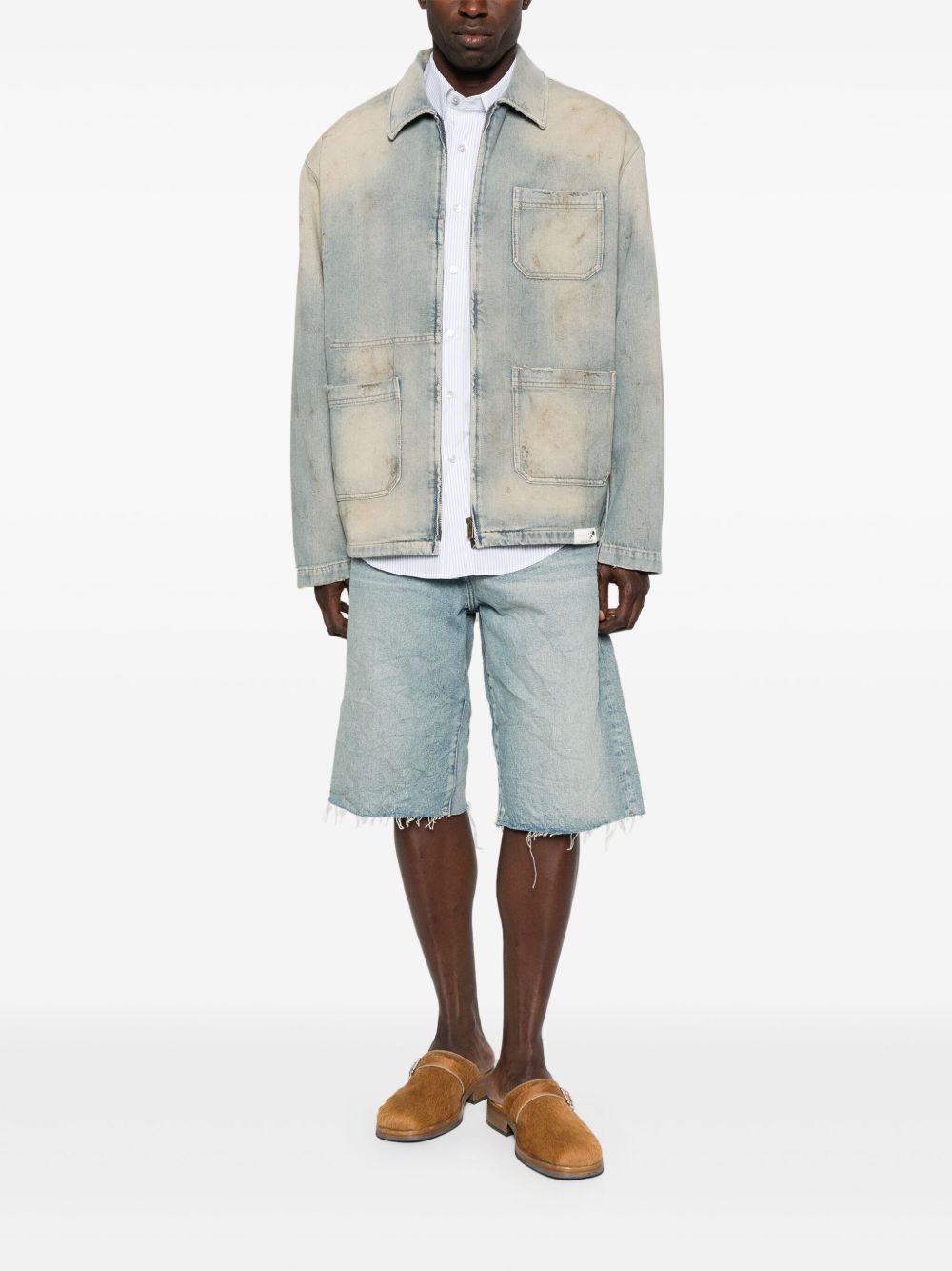 Golden Goose Coats Clear Blue Golden Goose