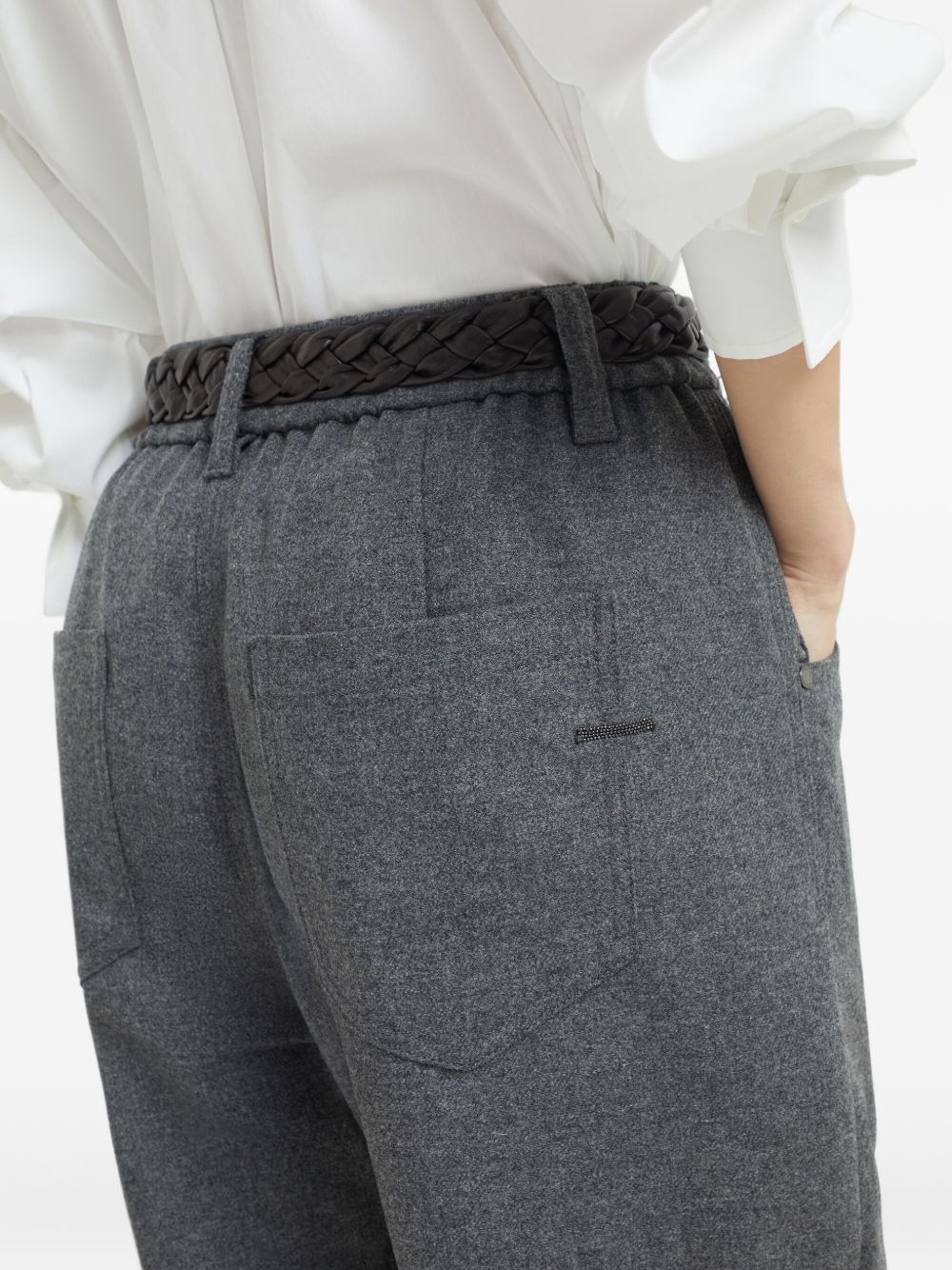 Brunello Cucinelli Trousers Grey Brunello Cucinelli