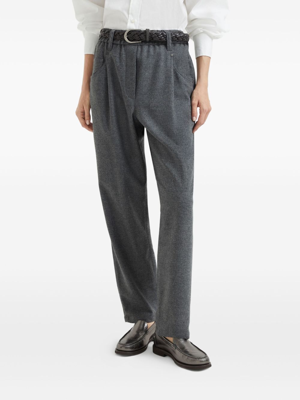 Brunello Cucinelli Trousers Grey Brunello Cucinelli