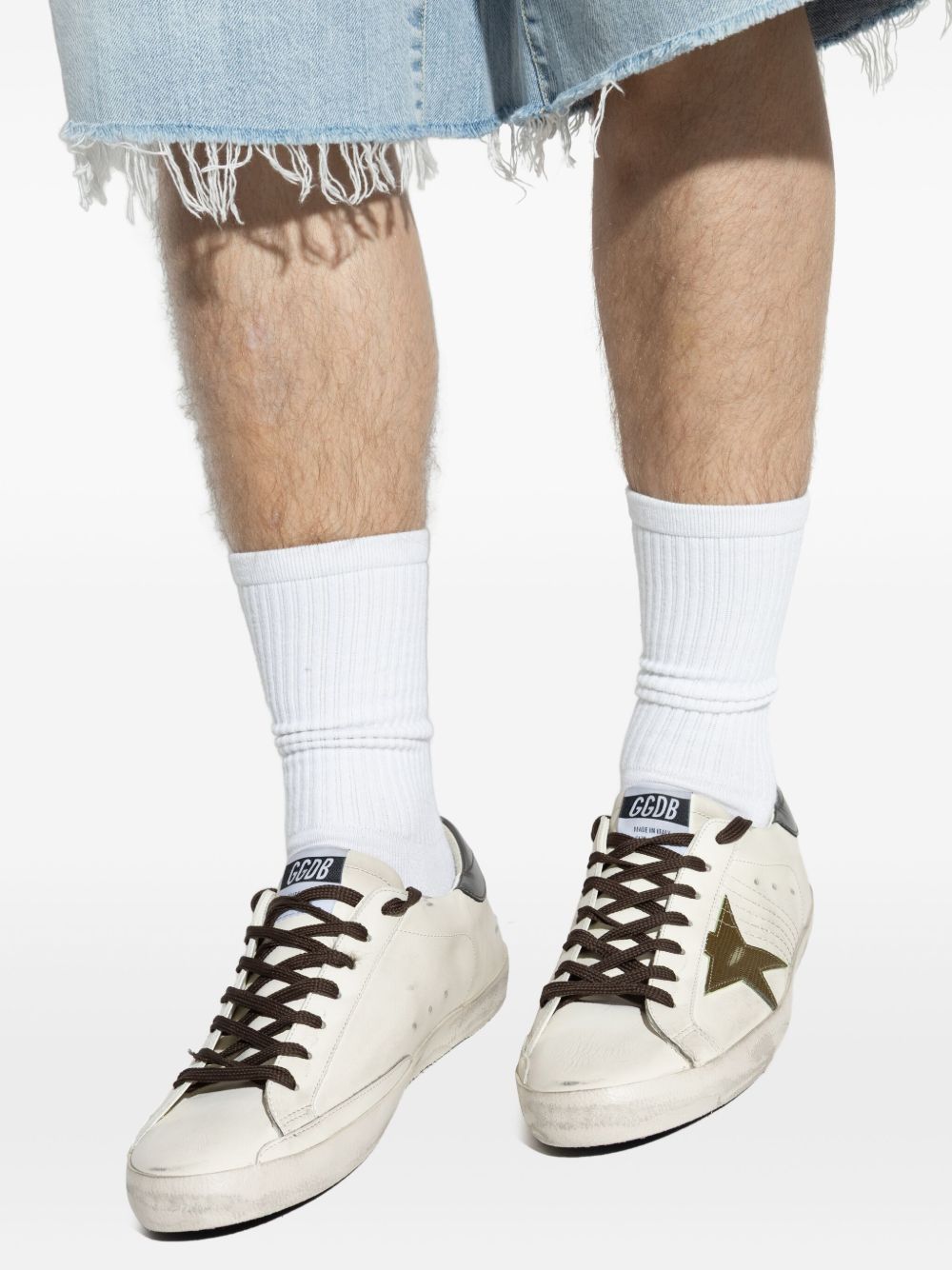 Golden Goose Super-Star in nappa leather with leather star and leather heel tab Golden Goose