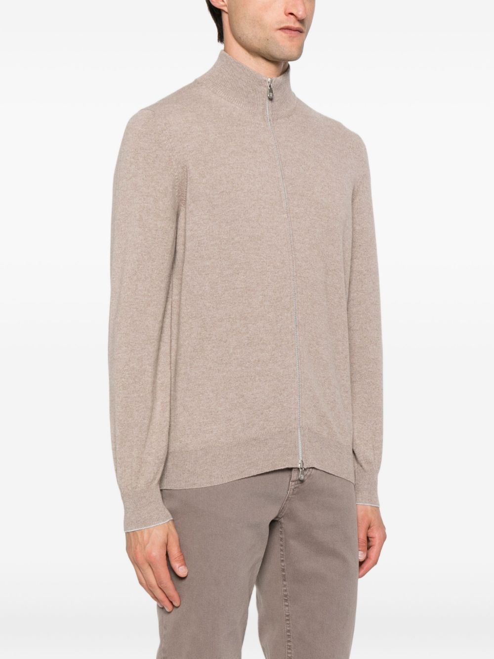 Brunello Cucinelli Cashmere Zipped Cardigan Brunello Cucinelli