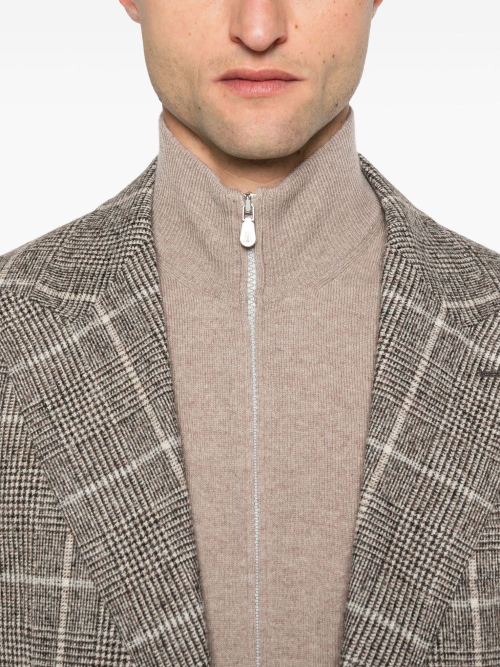 Brunello Cucinelli Cashmere Zipped Cardigan Brunello Cucinelli