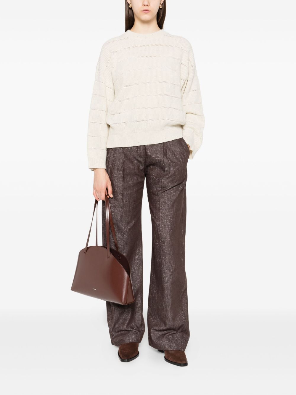 Brunello Cucinelli Open-knit sweater Brunello Cucinelli