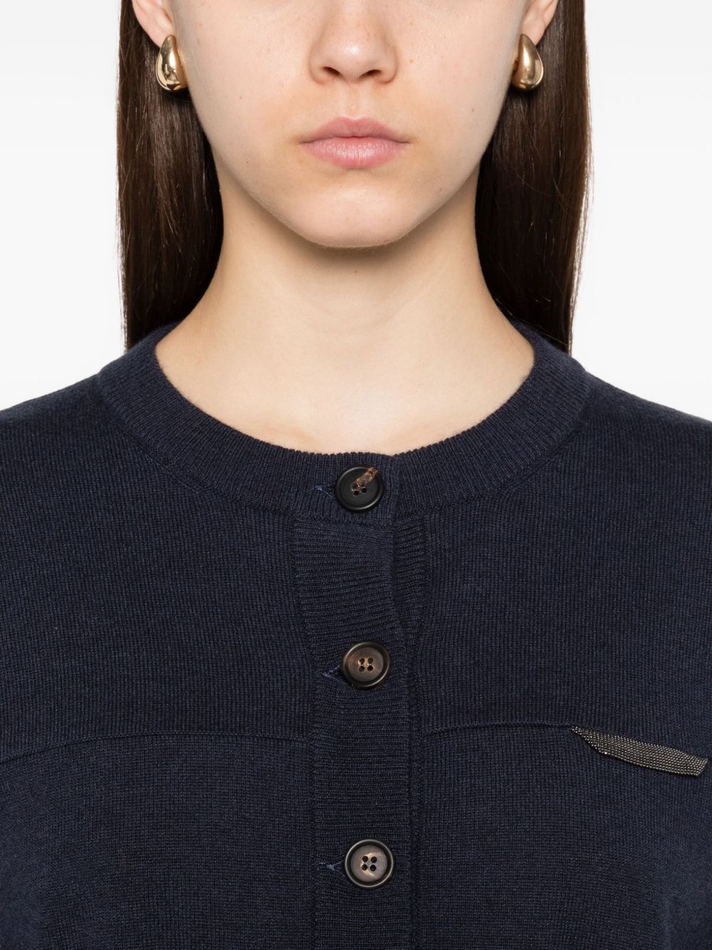 Brunello Cucinelli Sweaters Blue Brunello Cucinelli