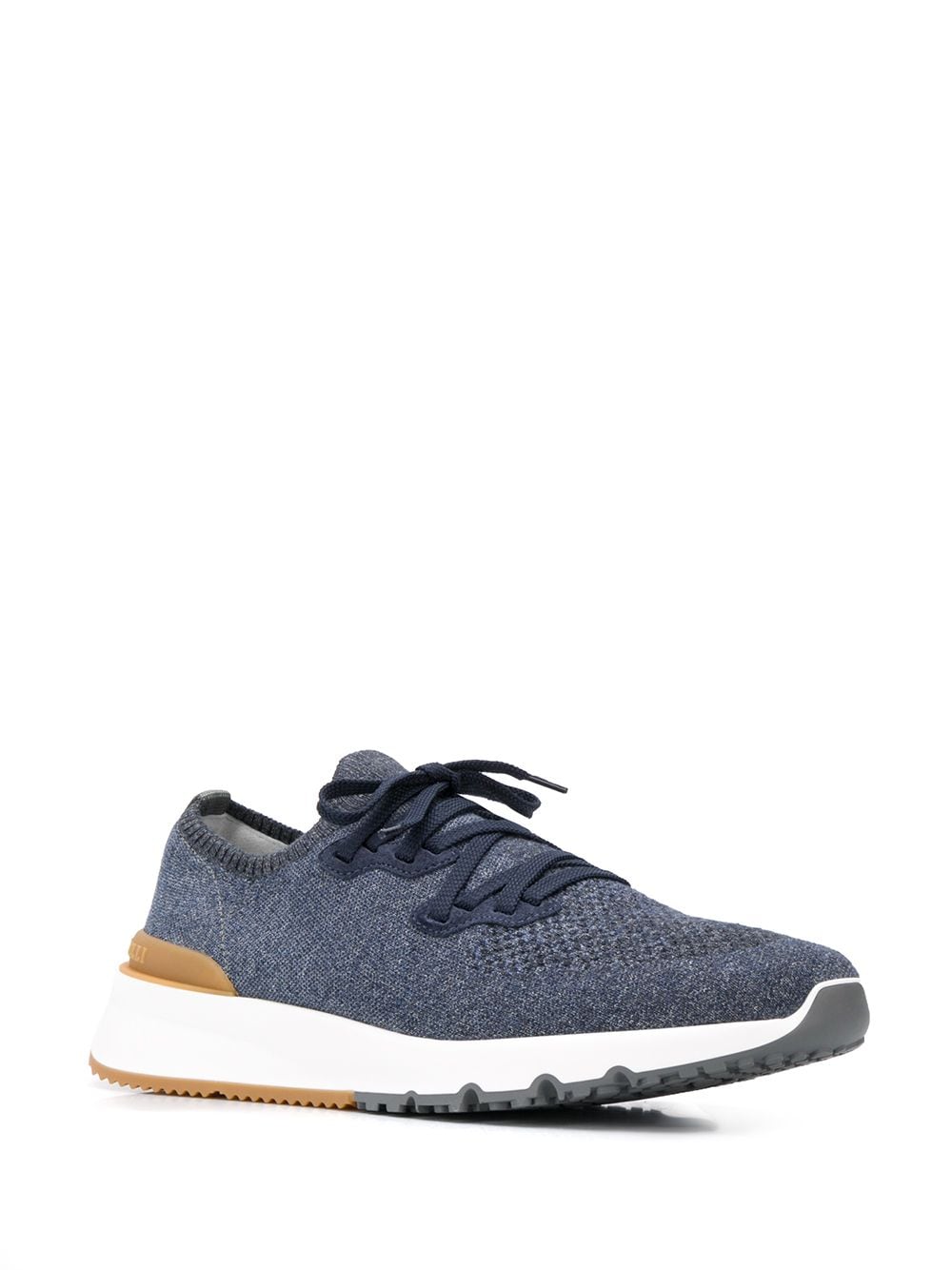 Brunello Cucinelli Cotton chiné knit runners Brunello Cucinelli
