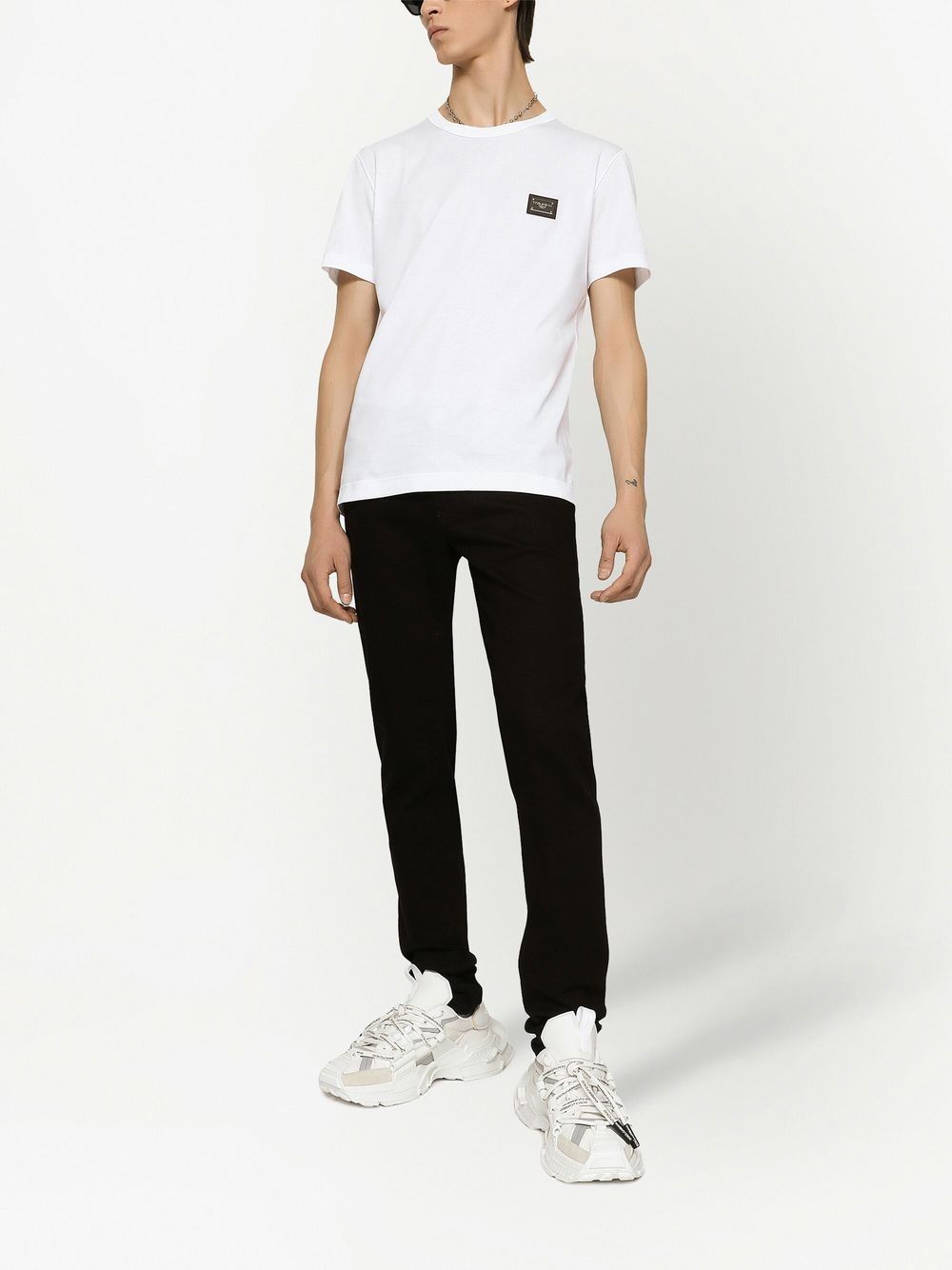 Dolce & Gabbana logo-tag Cotton T-shirt Dolce & Gabbana