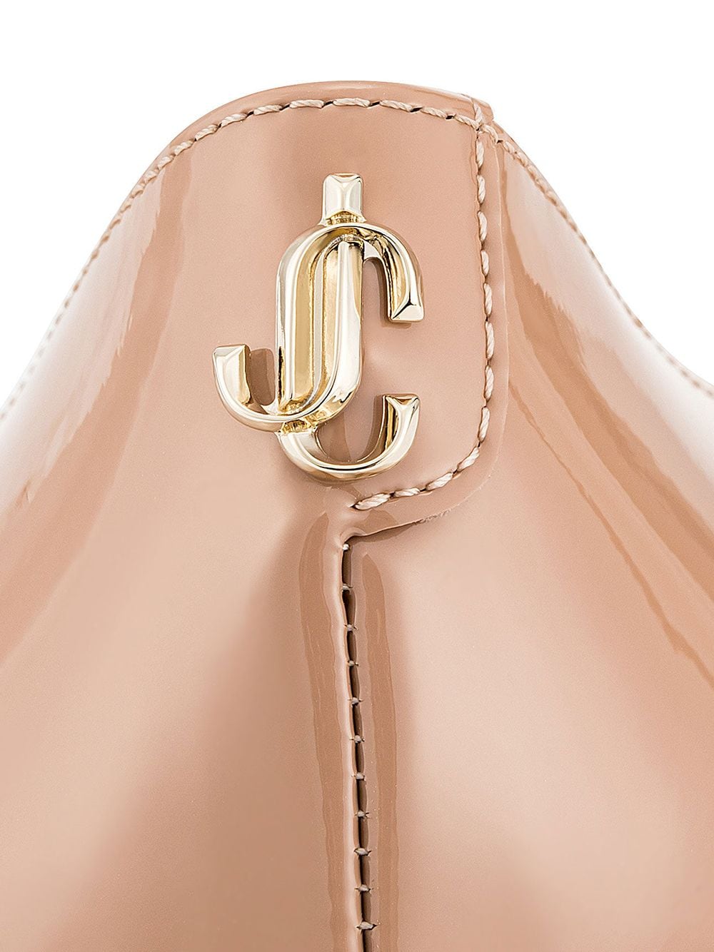 Jimmy Choo Love 65 Ballet-Patent-Leather Pumps with JC Emblem Jimmy Choo