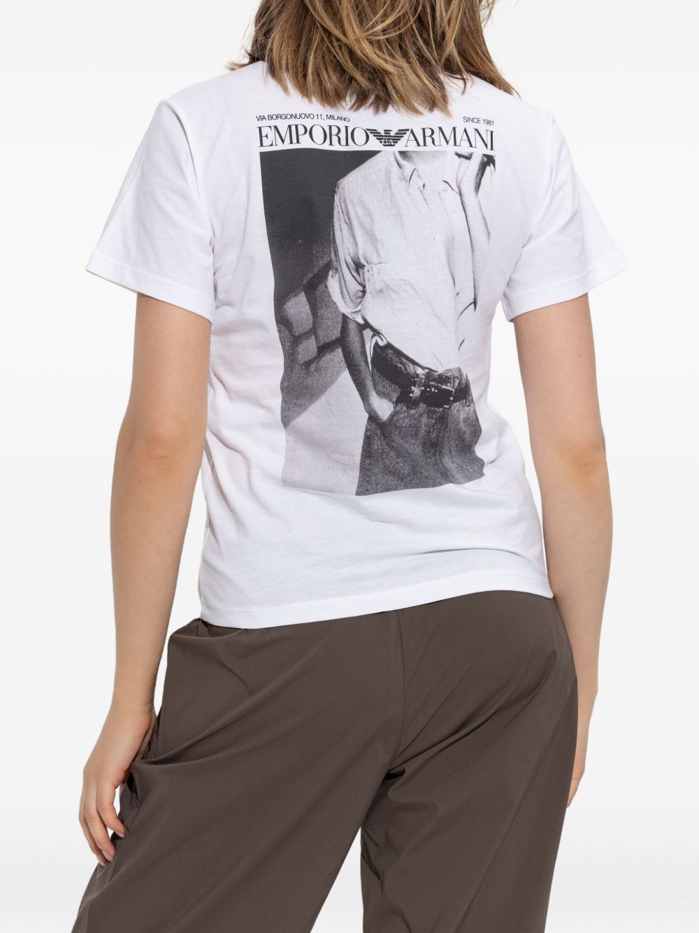 Emporio Armani T-shirts and Polos White Emporio Armani