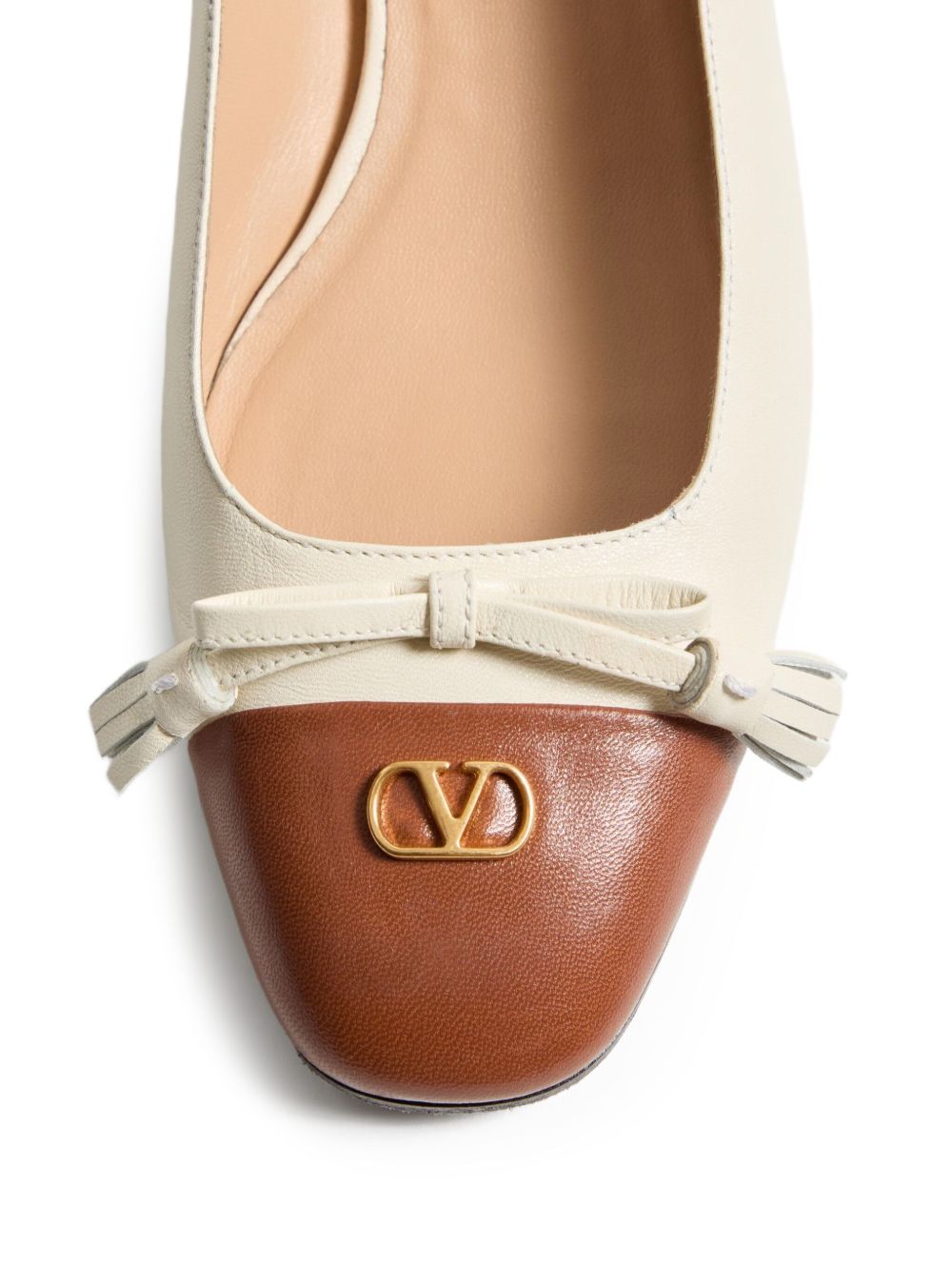 Valentino Garavani Valet Du Roi Ballerina In 25mm Kid Valentino Garavani
