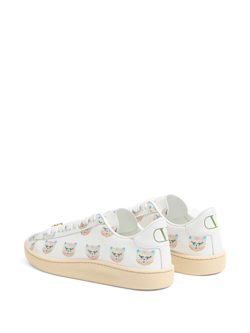 Valentino Garavani Le Chat De La Maison Royco Sneaker In Nappa Calfskin Valentino Garavani