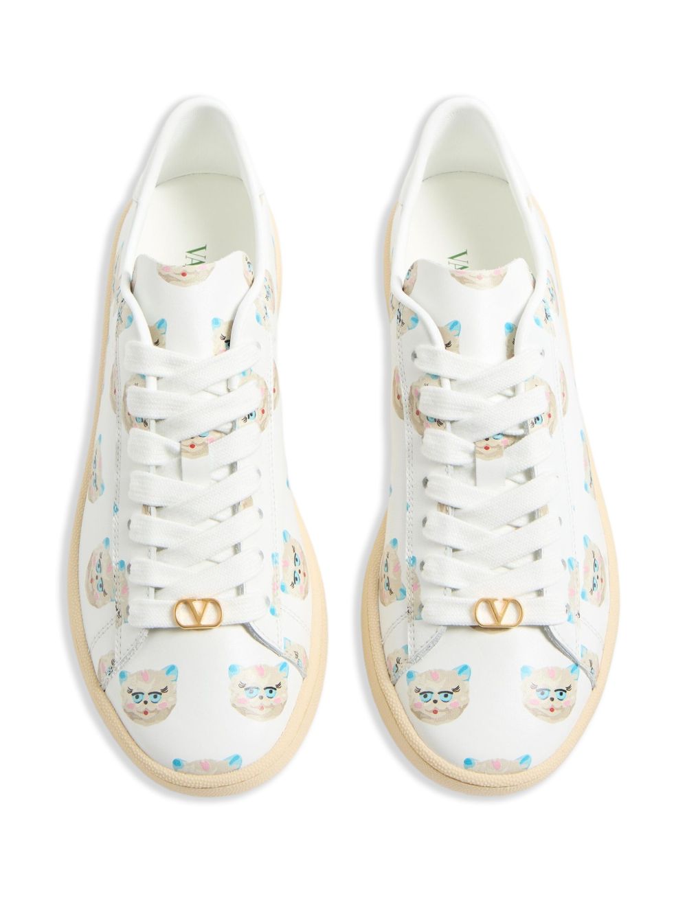 Valentino Garavani Le Chat De La Maison Royco Sneaker In Nappa Calfskin Valentino Garavani