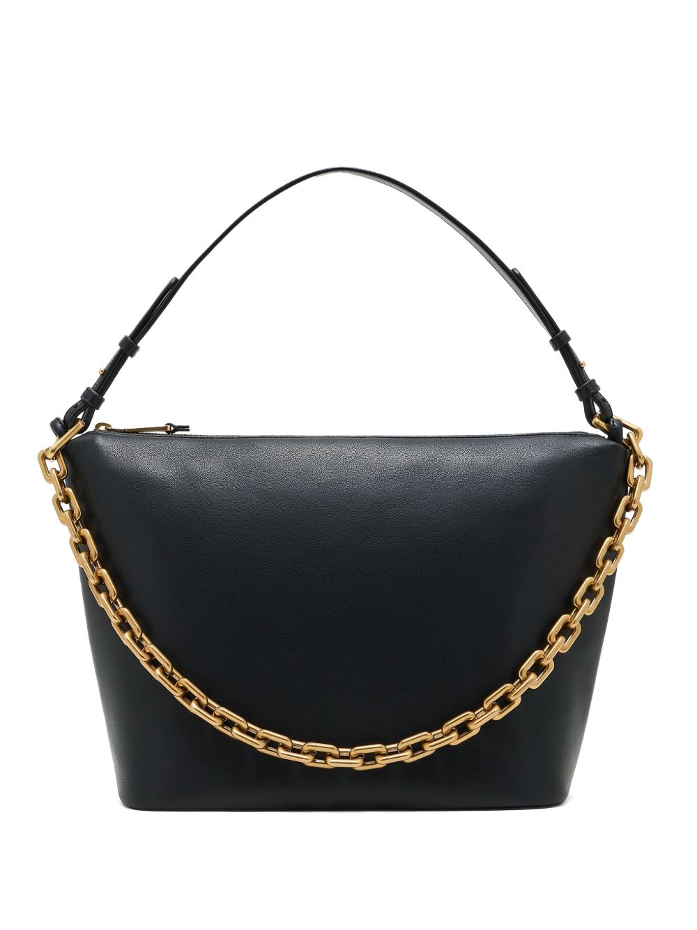 Emporio Armani Medium leather hobo bag with chain Emporio Armani