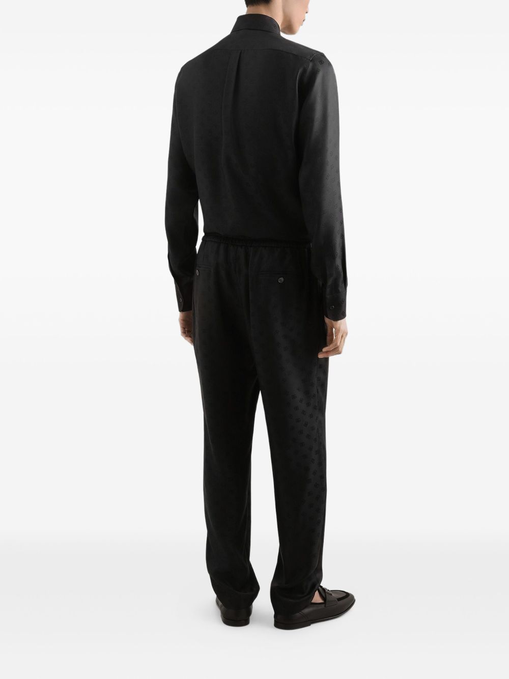 Dolce & Gabbana DG logo martini jacquard shirt Dolce & Gabbana