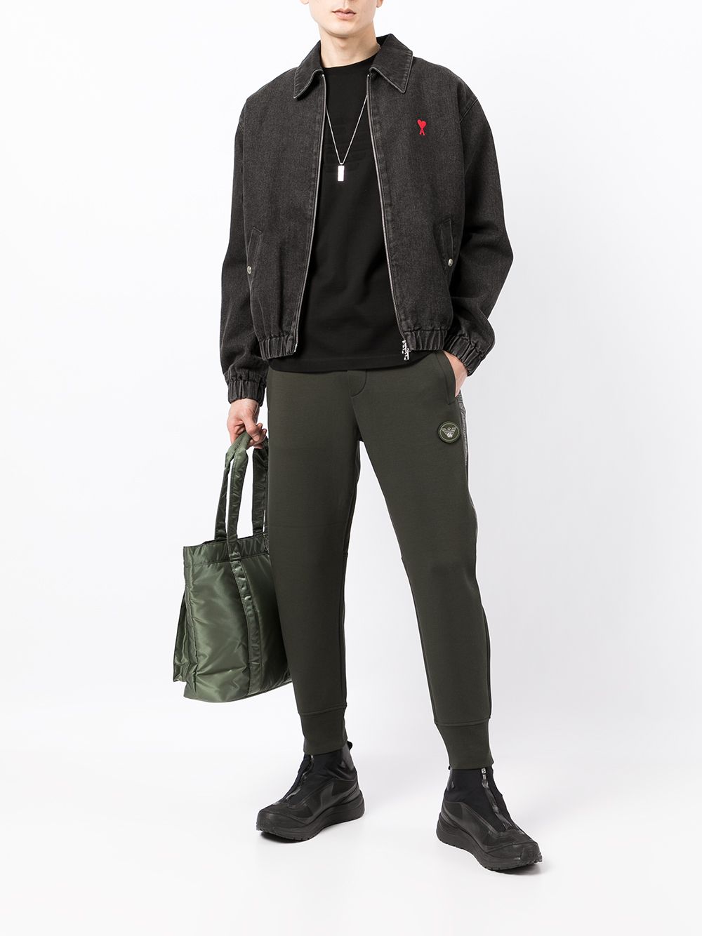 Emporio Armani T-shirts and Polos Black Emporio Armani