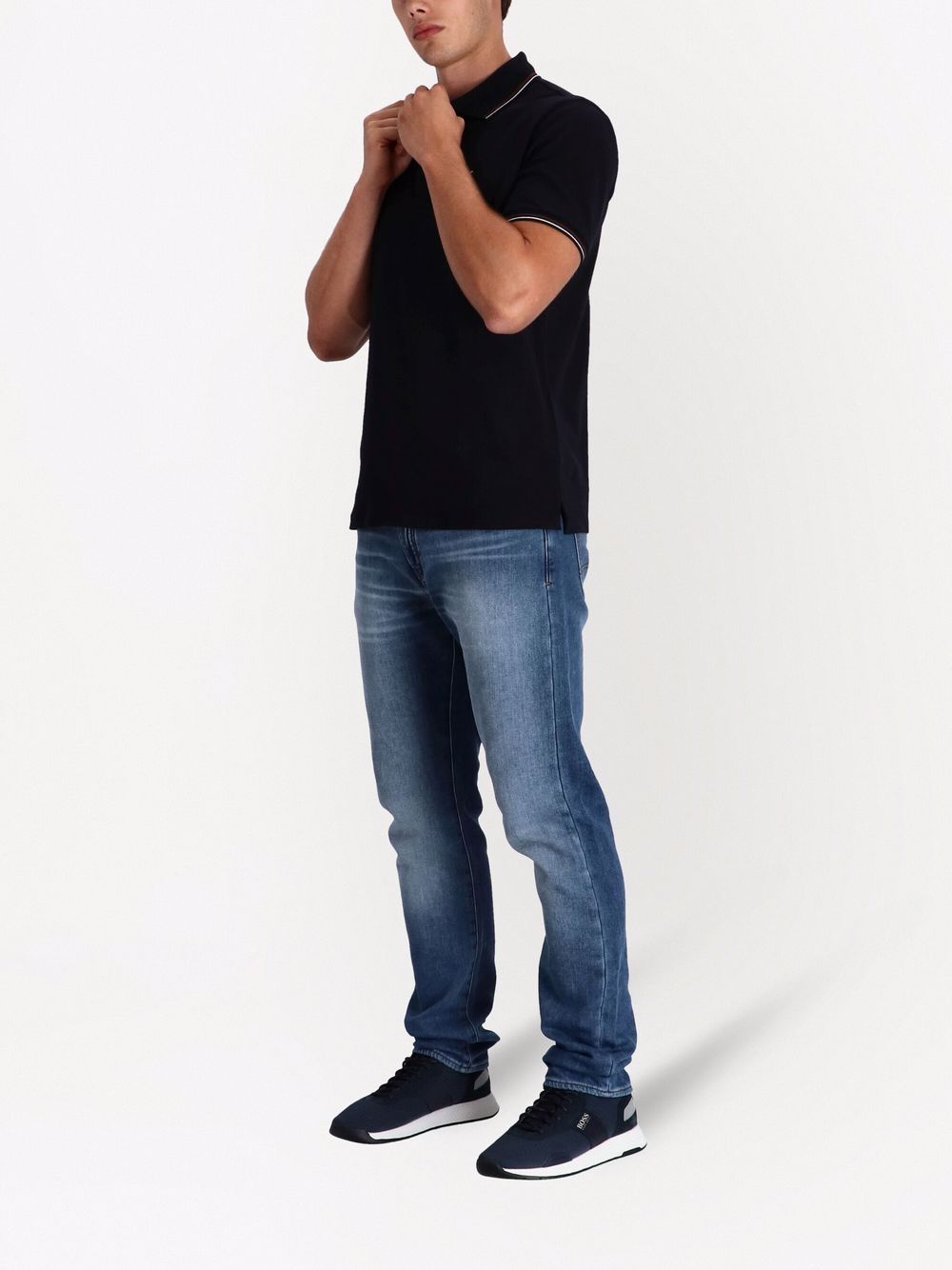 Emporio Armani T-shirts and Polos Blue Emporio Armani