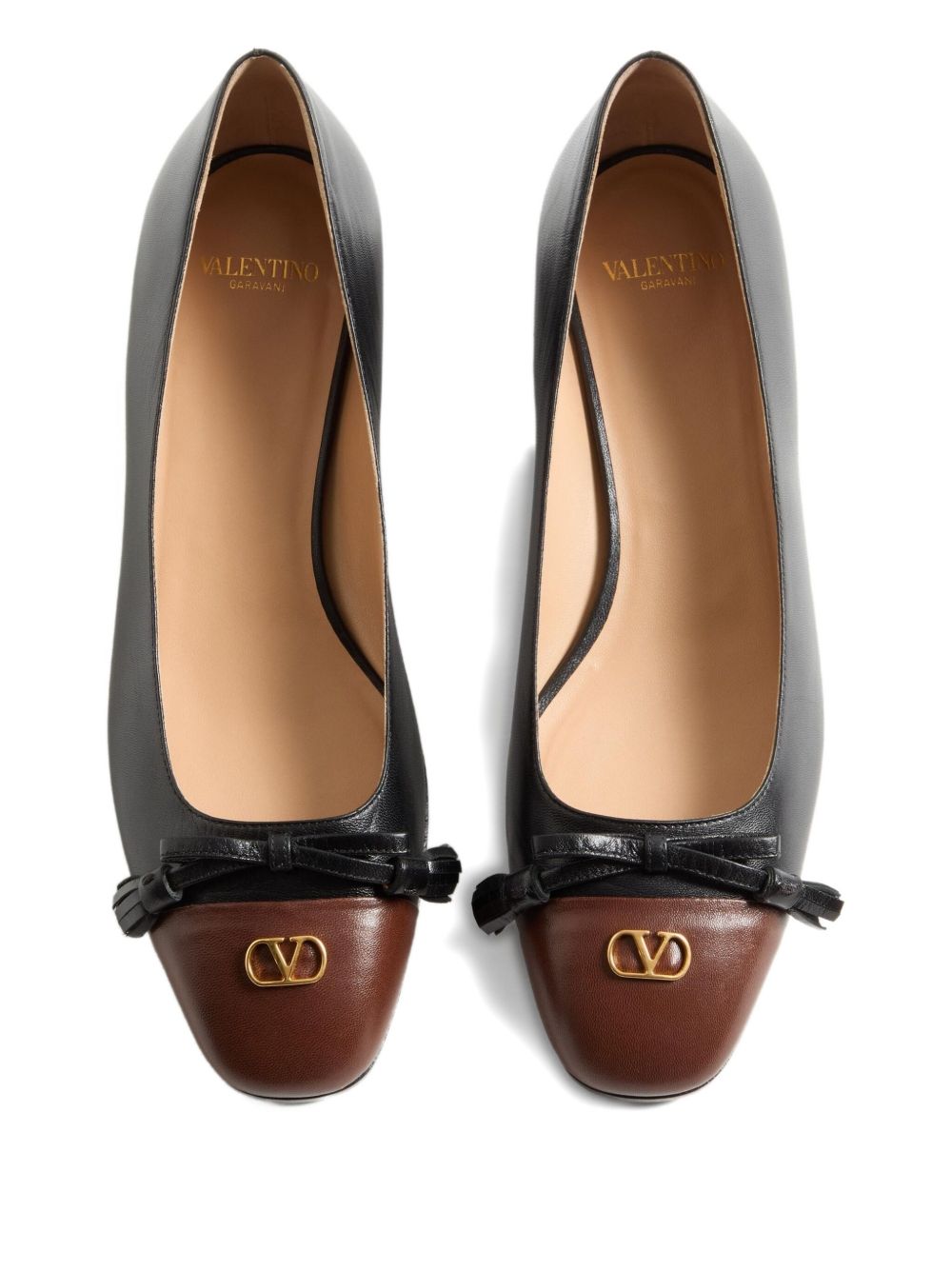Valentino Garavani Valet Du Roi Ballerina In 25mm Kid Valentino Garavani