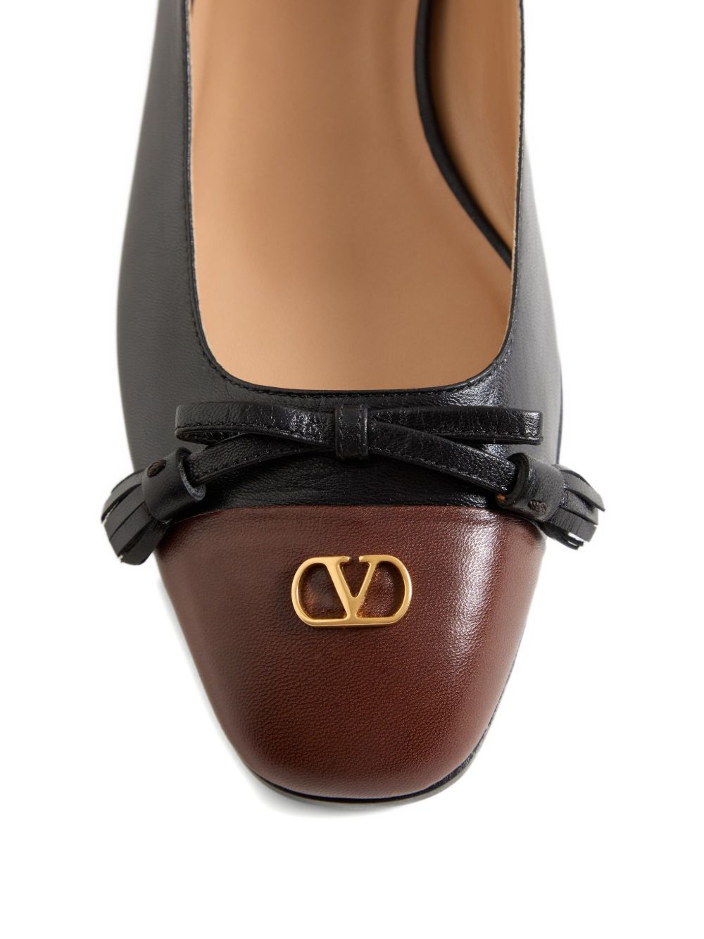 Valentino Garavani Valet Du Roi Ballerina In 25mm Kid Valentino Garavani