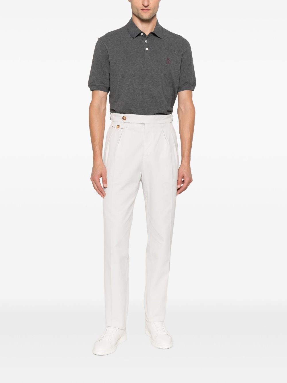 Brunello Cucinelli T-shirts and Polos Grey Brunello Cucinelli